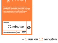 Omrekenen van uren en minuten