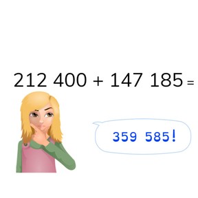 Optellen t/m 1.000.000