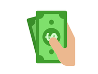 Pagando con dinero