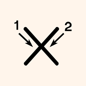Letter X Tracing