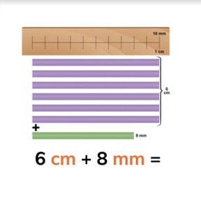 Adding mm and cm