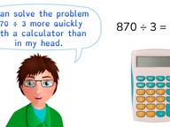 Multiplying and dividing with the calculator