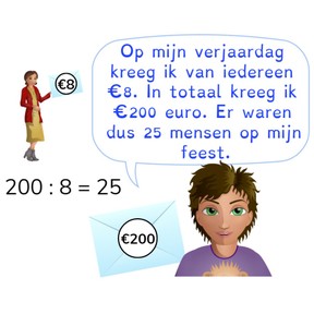 Hoofdrekenend delen van een getal t/m 1000