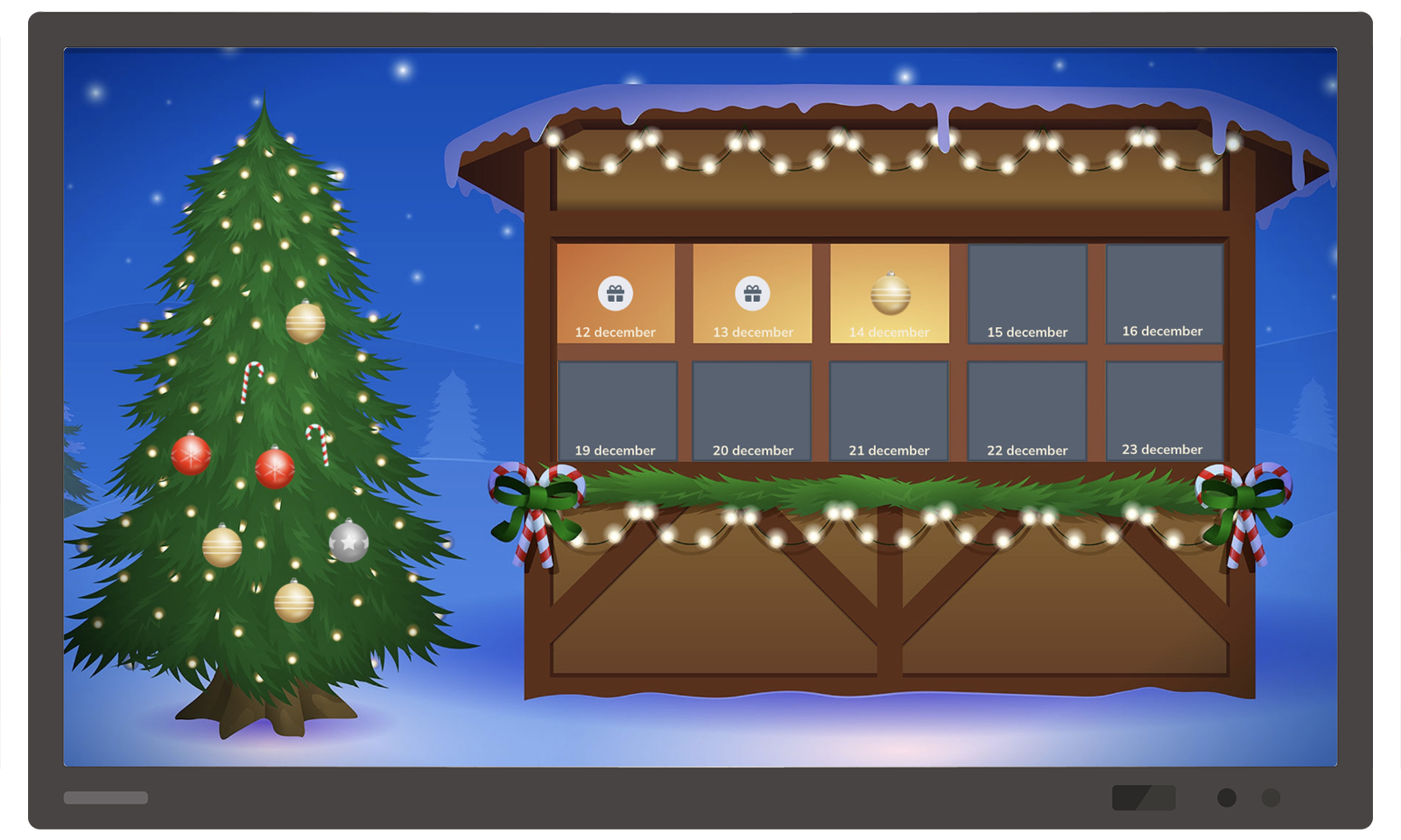 digibord aftellen naar de kerstvakantie digibord aftellen naar de kerstvakantie