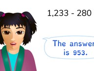 Subtraction through 1,000