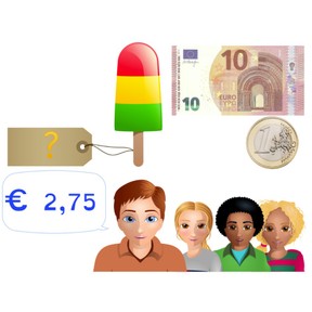 Delen van hele bedragen met een kommabedrag als uitkomst