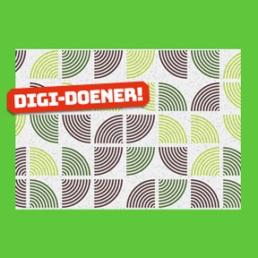Digi-doener: Het algoritme van een behangetje