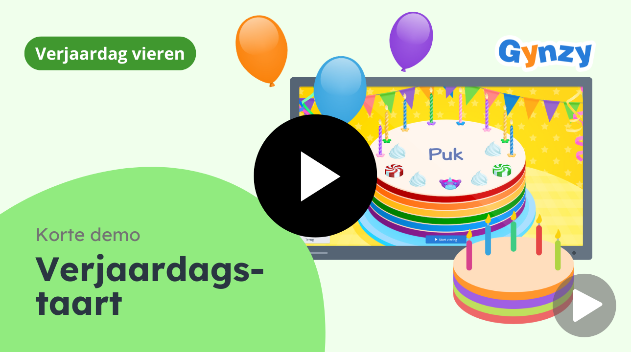 Demo - Verjaardagstaart