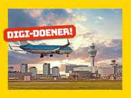 Digi-doener: Naar het vliegveld!