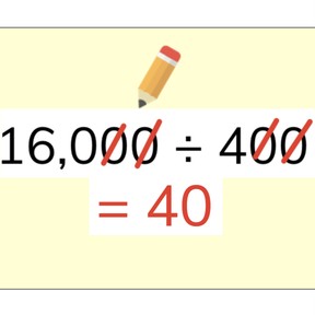 Dividing numbers that are multiples of 10
