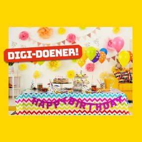Digi-doener: Kom je op mijn feest?