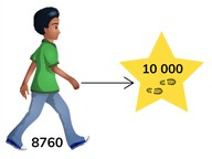 Splitsen en aanvullen van het getal 10.000