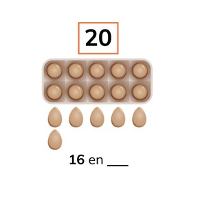 Splitsen en aanvullen van het getal 20