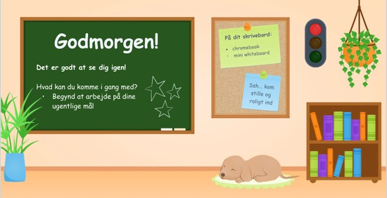 Byd dine elever velkommen
