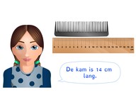 Meten van voorwerpen met een meetinstrument