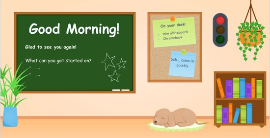 Welcome your students