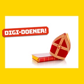 Digi-doener: Sint en de rijmapp