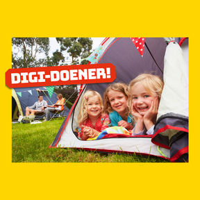 Digi-doener: Op de camping