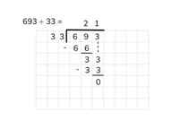 Long division with a number to 1,000