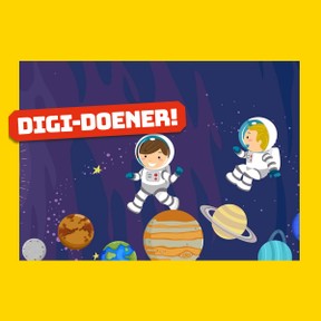 Digi-doener: Ruimtereis 1 | Wat zweeft er in de ruimte?