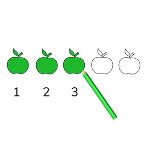 Color amounts to 5