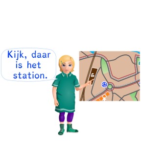 Aflezen van een kaart en een legenda