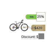 Seeing how discounts affect price