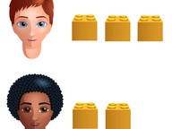 Recognizing equal and unequal halves of quantities