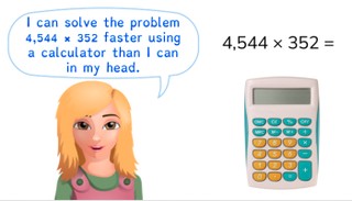 Multiplying and dividing larger numbers with the calculator