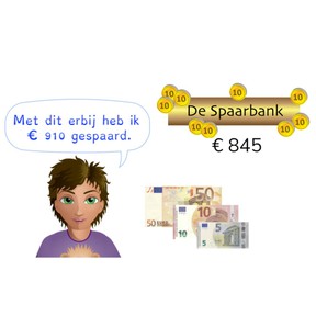 Optellen met hele bedragen t/m 1000 euro
