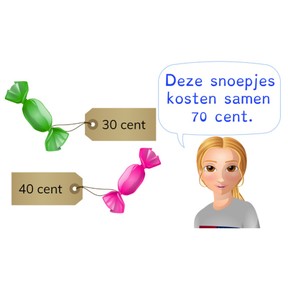 Optellen t/m 100 cent