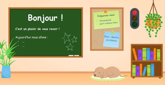 Accueillez vos élèves