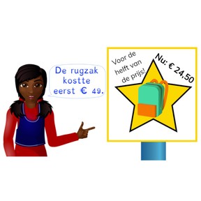 Verdubbelen van een kommabedrag