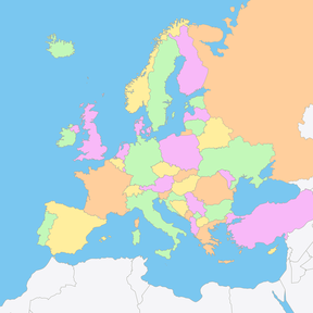Carte de l'Europe