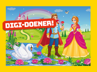 Digi-doener: Koning en prinses voor een dag