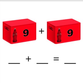 Double and half math problems to 20