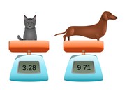 Estimated and exact sum with decimal numbers with 1 and 2 decimal places