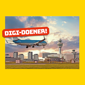 Digi-doener: Naar het vliegveld!