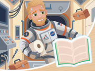 Leestekst Ruimte - Hoe ga je naar de wc in de ruimte?