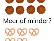 Herkennen van meer of minder 6 t/m 10