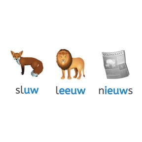 Woorden met ~uw, ~eeuw of ~ieuw 