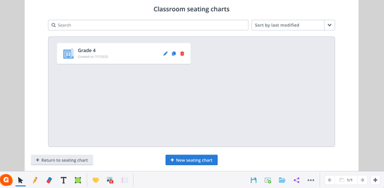 seating chart template
