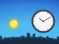 Reloj de día y de noche