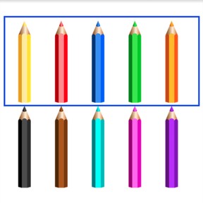 Recognizing half in quantities to 10