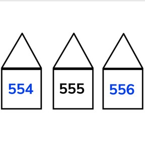 Neighbor numbers to 1,000
