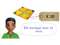 Noteren van bedragen met hele euro's of centen