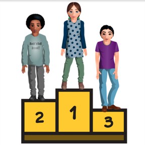 Know ordinal numbers to 10
