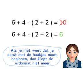 Rekenen met eenvoudige bewerkingen in de juiste volgorde