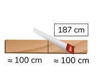 Schattend delen van een getal t/m 1000 door een getal <10