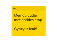 Memoblaadje